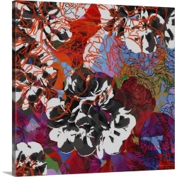 Large Solid-Faced Canvas Print Wall Art Print 20 x 20 entitled Trace Elements III