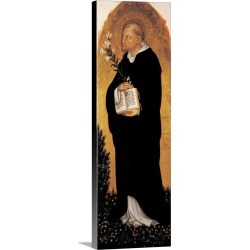 Large Solid-Faced Canvas Print Wall Art Print 12 x 36 entitled Saint Dominic