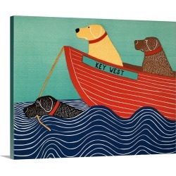 Large Solid-Faced Canvas Print Wall Art Print 30 x 24 entitled Friendship Key West