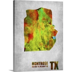 Large Gallery-Wrapped Canvas Wall Art Print 18 x 24 entitled Montrose Texas