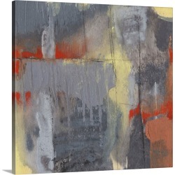 Large Solid-Faced Canvas Print Wall Art Print 20 x 20 entitled Fire Brand II