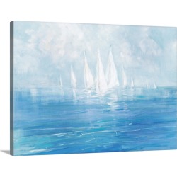 Large Solid-Faced Canvas Print Wall Art Print 40 x 30 entitled Set Sail