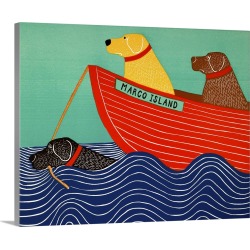 Large Gallery-Wrapped Canvas Wall Art Print 20 x 16 entitled Friendship Marco Island