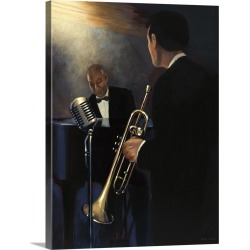 Large Gallery-Wrapped Canvas Wall Art Print 18 x 24 entitled Rhythm Section