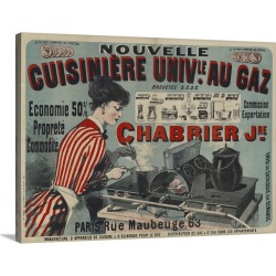 Large Gallery-Wrapped Canvas Wall Art Print 30 x 23 entitled Nouvelle Cuisine