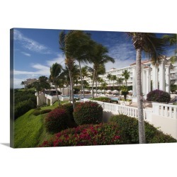 Large Solid-Faced Canvas Print Wall Art Print 30 x 20 entitled Puerto Rico, East Coast, Fajardo, El Conquistador Resort Hotel