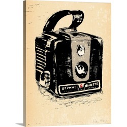 Large Gallery-Wrapped Canvas Wall Art Print 23 x 30 entitled 1940's Brownie Camera