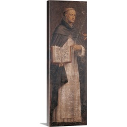 Large Solid-Faced Canvas Print Wall Art Print 12 x 36 entitled St. Thomas Aquinas