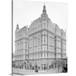 Large Gallery-Wrapped Canvas Wall Art Print 19 x 24 entitled The Ansonia apartment building on Broadway in New York City, ...