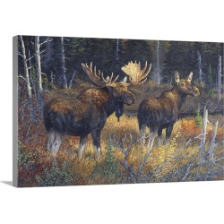 Large Gallery-Wrapped Canvas Wall Art Print 24 x 16 entitled Distant Call