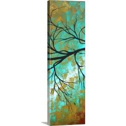 Large Solid-Faced Canvas Print Wall Art Print 12 x 36 entitled Golden Fascination III