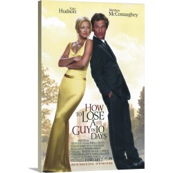 Large Solid-Faced Canvas Print Wall Art Print 20 x 30 entitled How to Lose a Guy in 10 Days (2003)