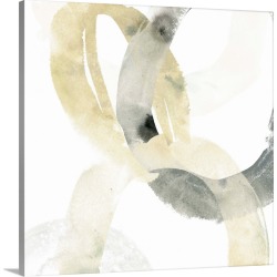 Large Solid-Faced Canvas Print Wall Art Print 20 x 20 entitled Neutral Halo II