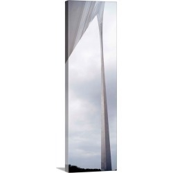 Large Gallery-Wrapped Canvas Wall Art Print 12 x 36 entitled St Louis Arch St Louis MO