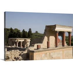 Large Solid-Faced Canvas Print Wall Art Print 30 x 20 entitled Knossos, Crete, Greek Islands, Greece