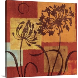 Large Solid-Faced Canvas Print Wall Art Print 20 x 20 entitled Warm Thoughts IV