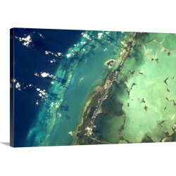 Large Gallery-Wrapped Canvas Wall Art Print 24 x 16 entitled Key Largo, Florida