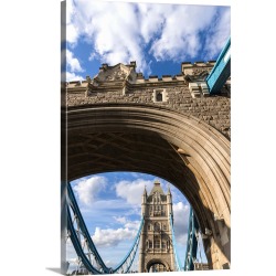 Large Solid-Faced Canvas Print Wall Art Print 20 x 30 entitled UK, England, London, Tower Bridge