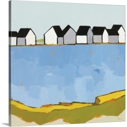 Large Solid-Faced Canvas Print Wall Art Print 20 x 20 entitled A Summer's Day