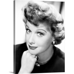 Large Solid-Faced Canvas Print Wall Art Print 30 x 40 entitled Lucille Ball, Ca. Early 1950's