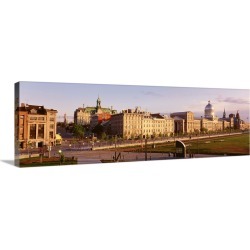 Large Gallery-Wrapped Canvas Wall Art Print 36 x 12 entitled Montreal Quebec Canada