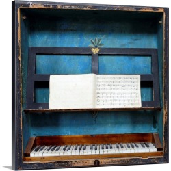 Large Solid-Faced Canvas Print Wall Art Print 20 x 20 entitled Music Box