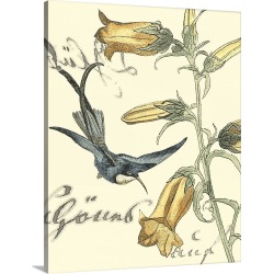 Large Solid-Faced Canvas Print Wall Art Print 36 x 45 entitled Hummingbird Rev. I found on Bargain Bro Philippines from Great Big Canvas for $549.99