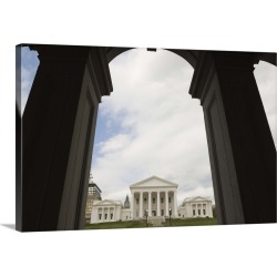 Large Solid-Faced Canvas Print Wall Art Print 30 x 20 entitled Virginia State Capitol, Richmond, Virginia