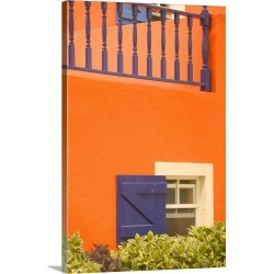 Large Solid-Faced Canvas Print Wall Art Print 20 x 30 entitled Caribbean, Turks and Caicos, Providenciales Island, Detail ...