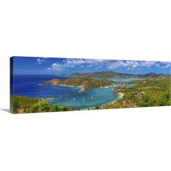 Large Solid-Faced Canvas Print Wall Art Print 60 x 20 entitled Caribbean, Antigua, English Harbour from Shirley Heights found on Bargain Bro Philippines from Great Big Canvas for $424.99