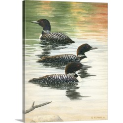 Large Solid-Faced Canvas Print Wall Art Print 30 x 40 entitled Late Summer Trio