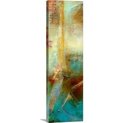 Large Solid-Faced Canvas Print Wall Art Print 12 x 36 entitled Urban Decay I