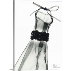 Large Solid-Faced Canvas Print Wall Art Print 18 x 24 entitled Editorial Xray Dress
