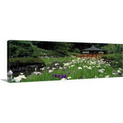 Large Solid-Faced Canvas Print Wall Art Print 48 x 16 entitled Ishiyama-dera Ohtsu Shiga Japan
