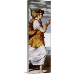 Large Solid-Faced Canvas Print Wall Art Print 12 x 36 entitled Angel Facing Right
