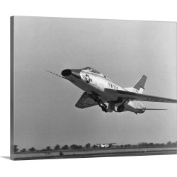 Large Gallery-Wrapped Canvas Wall Art Print 20 x 16 entitled North American Super Sabre