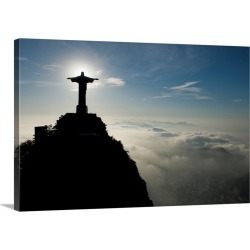 Large Solid-Faced Canvas Print Wall Art Print 30 x 20 entitled Rio De Janeiro, Brazil