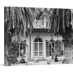 Large Gallery-Wrapped Canvas Wall Art Print 20 x 16 entitled Ernest Hemingway's home in Key West