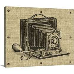 Large Gallery-Wrapped Canvas Wall Art Print 24 x 19 entitled Vintage Camera