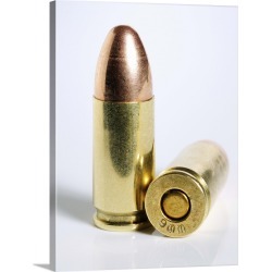 Large Gallery-Wrapped Canvas Wall Art Print 23 x 30 entitled 9mm bullets