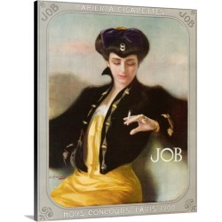 Large Gallery-Wrapped Canvas Wall Art Print 16 x 20 entitled 1900's UK Job Poster