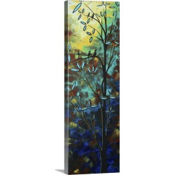 Large Solid-Faced Canvas Print Wall Art Print 12 x 36 entitled Wind Willow