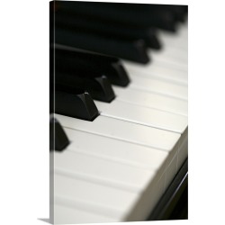Large Gallery-Wrapped Canvas Wall Art Print 20 x 30 entitled Close up of piano