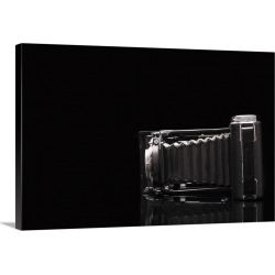 Large Gallery-Wrapped Canvas Wall Art Print 24 x 16 entitled Studio shot of vintage camera