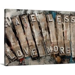 Large Gallery-Wrapped Canvas Wall Art Print 20 x 16 entitled Key Words II
