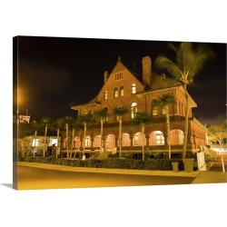 Large Gallery-Wrapped Canvas Wall Art Print 24 x 16 entitled Key West Museum Of Art And History