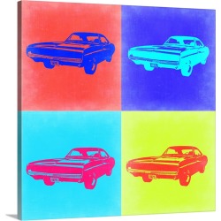Large Solid-Faced Canvas Print Wall Art Print 24 x 24 entitled Dodge Charger Pop Art II found on Bargain Bro Philippines from Great Big Canvas for $204.99