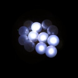 Decostar LED Fairy Pearls White - 6 packs of 12 - 72 Total!
