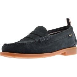 GH Bass Weejun II Larson Suede Loafers Navy