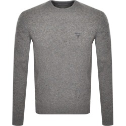 Barbour Beacon Crew Neck Knit Jumper Grey